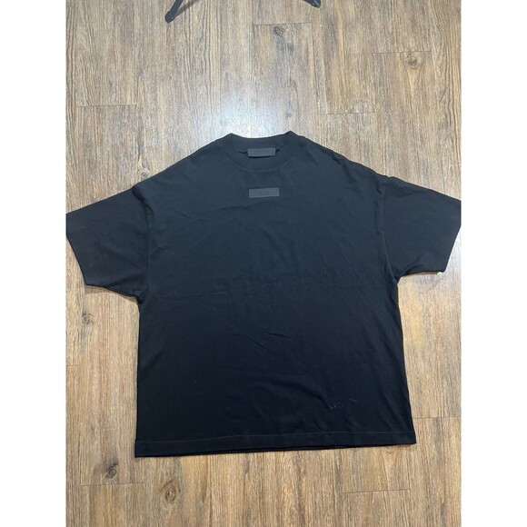 Essentials Fear of God Oversized T-Shirt Men's XS Jet Black Baggy EUC - Picture 2 of 12